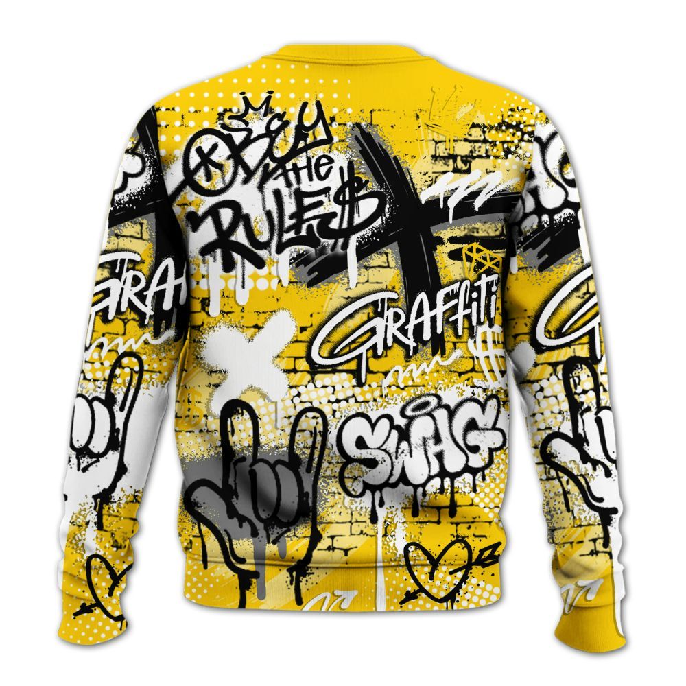 Sweatshirt To Match Corteiz Air Max 95 Tour Yellow - True It Real Graffiti Streetwear All Over Print