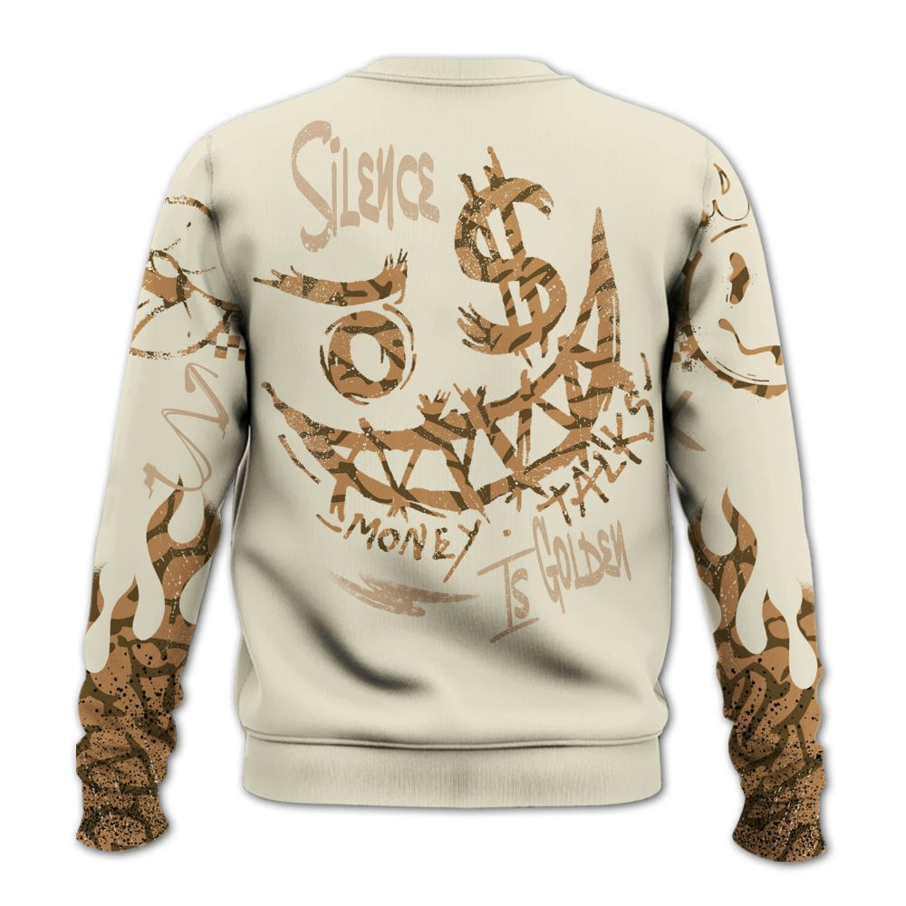 Sweatshirt To Match Orewood Brown 3s - Mouth Burning Street Style All Over Print