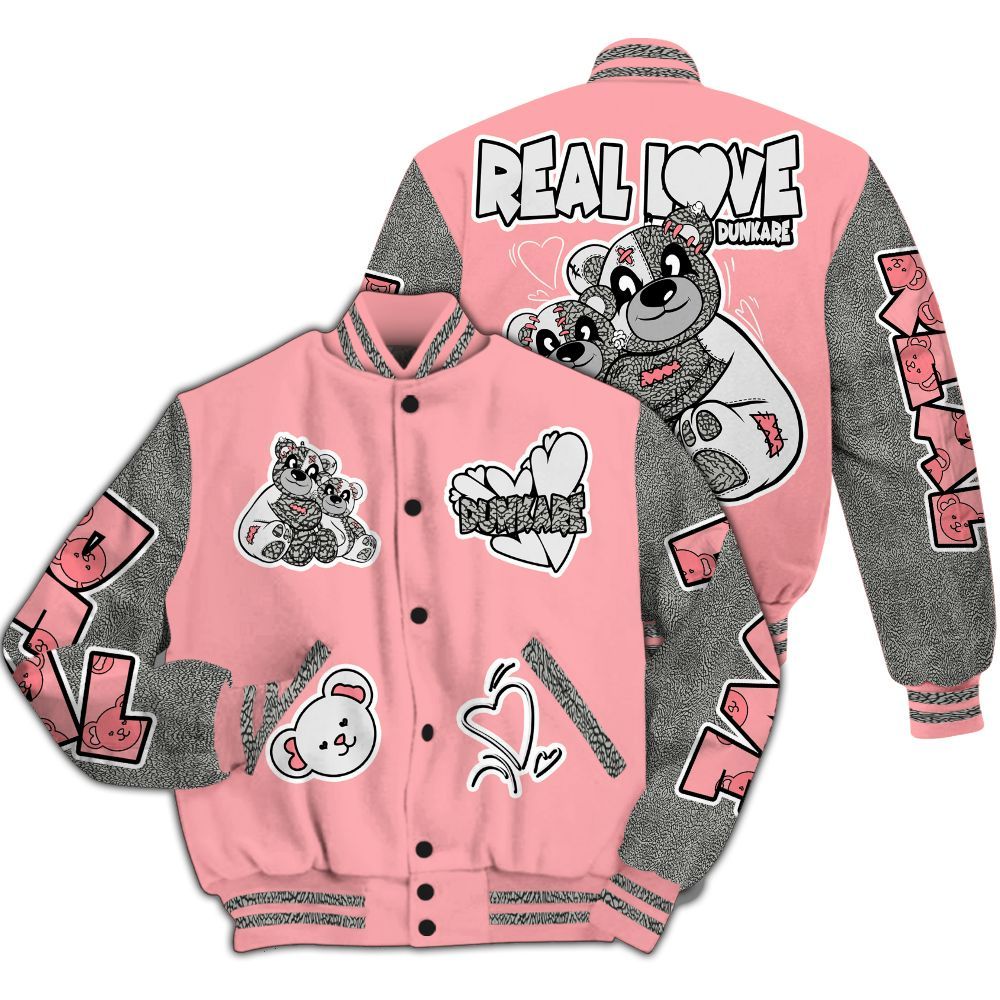 Varsity Jacket To Match Retro Wings 3s - Sincere Fondness Bear All Over Print