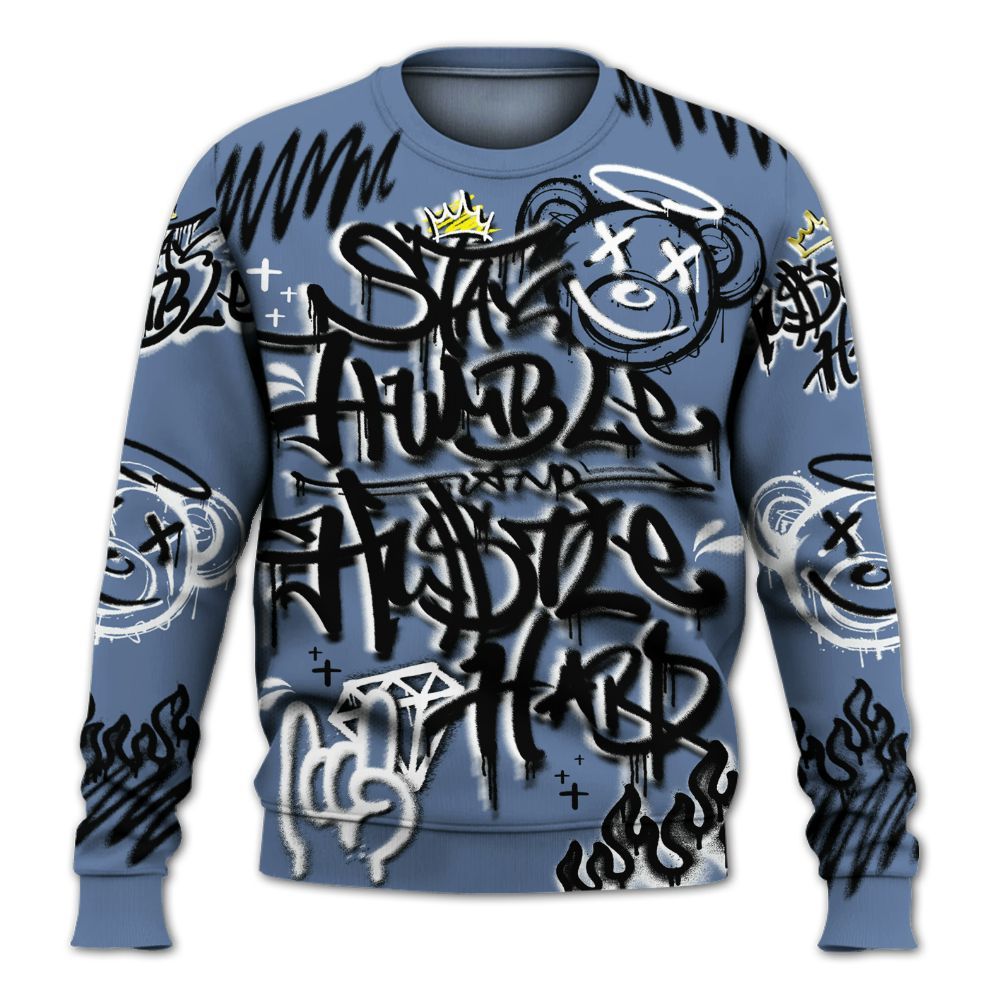 Sweatshirt To Match Mid Space Jam 1s - Humble Drip Streetwear Graffity All Over Print