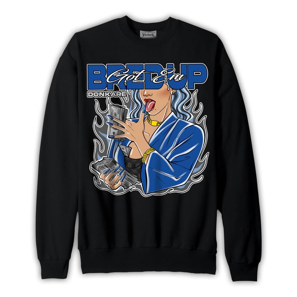 Sweatshirt To match Low Space Royal 11s Sweatshirt - Bred'up Unique Graphic