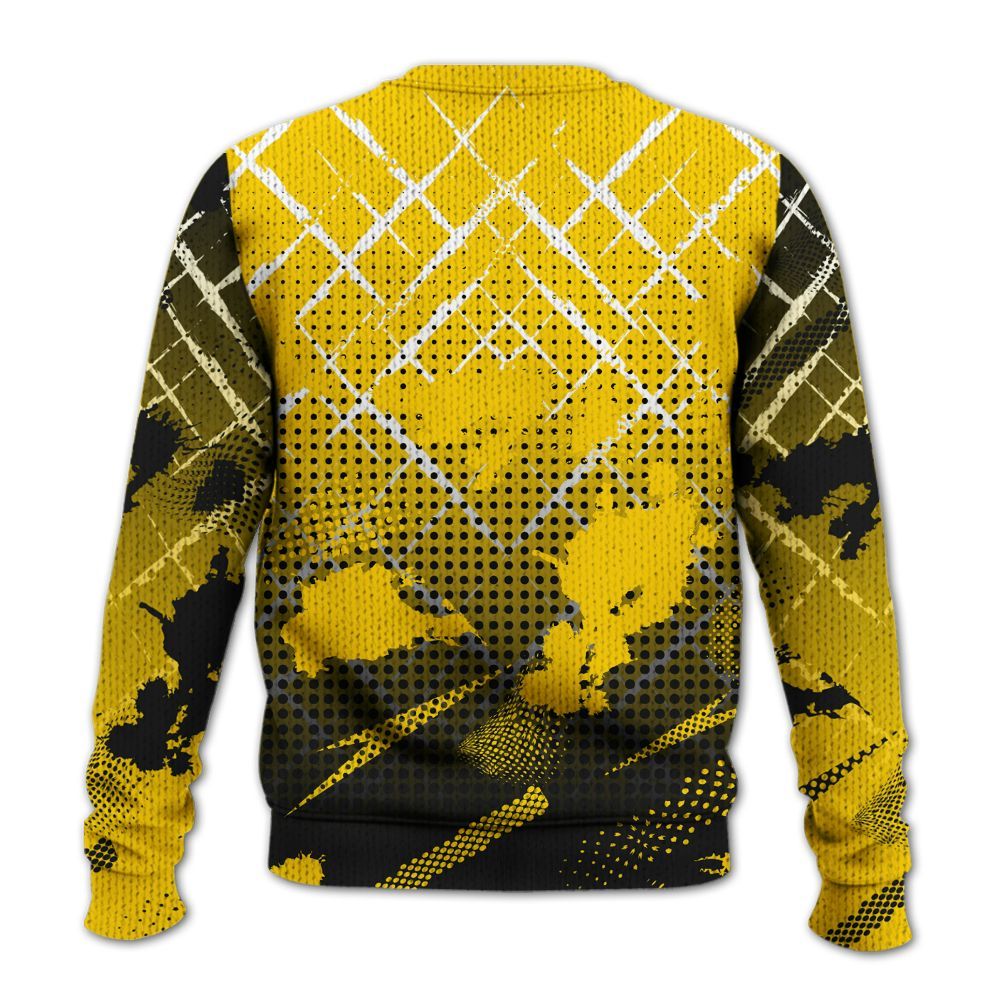 Knitted Sweater To Match Corteiz Air Max 95 Tour Yellow - Halftone Stand Business Dripping
