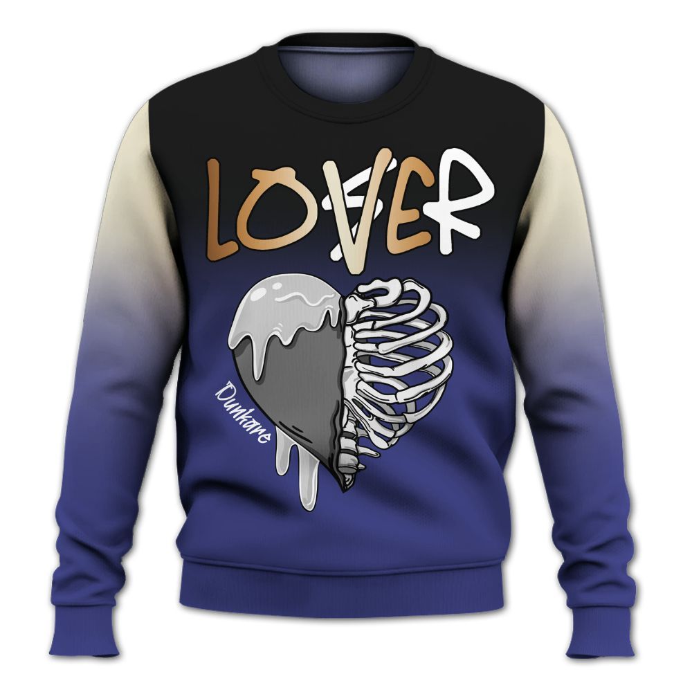 Sweatshirt To Match JM Pro Black Concord - Loser Lover Dripping All Over Print
