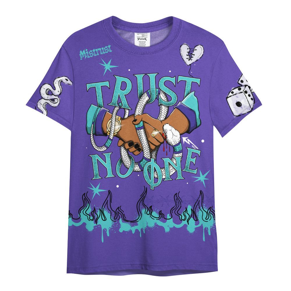 Shirt To Match Low Hornets 1s - Trust No One Snake-Bite Doodle Crayon All Over Print