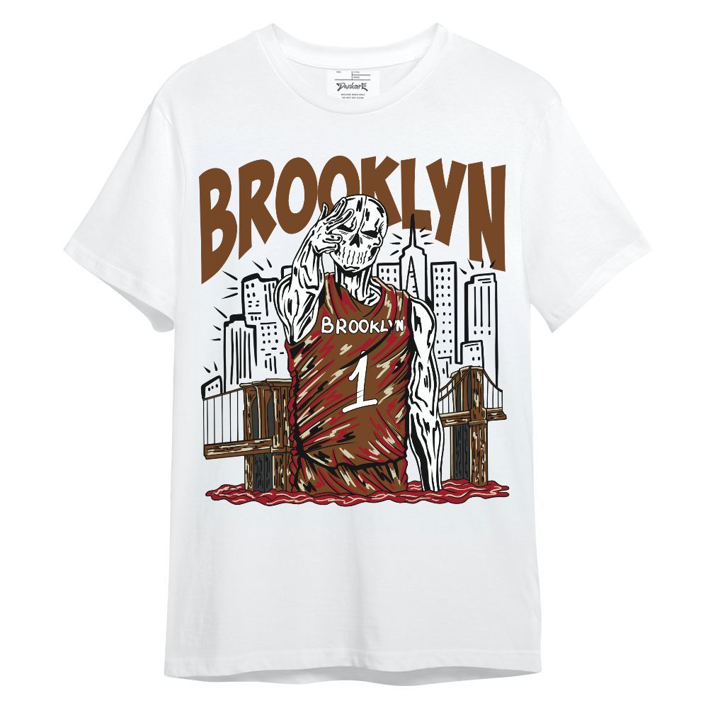 Shirt To Match Archaeo Brown 5s - Brooklyn's Skeleton Unisex Shirt
