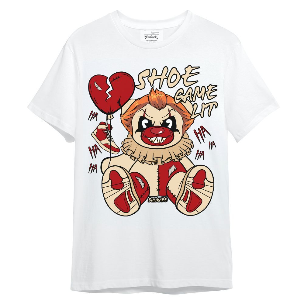 Shirt To Match Dunk Low Strawberry Waffle - Shoe Game Bear Unisex Shirt