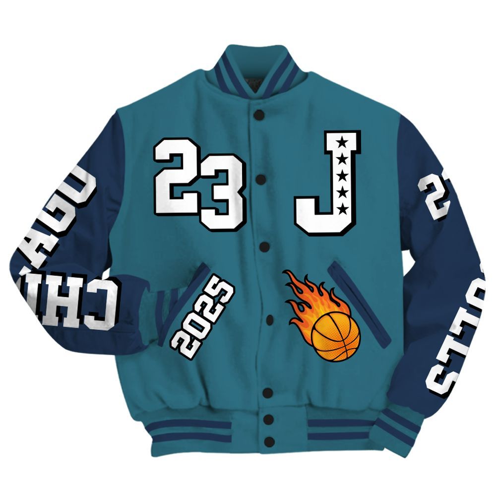 Varsity Jacket To Match Air Foamposite Kazuya Mishima - Chicago 23 Basketball All Over Print