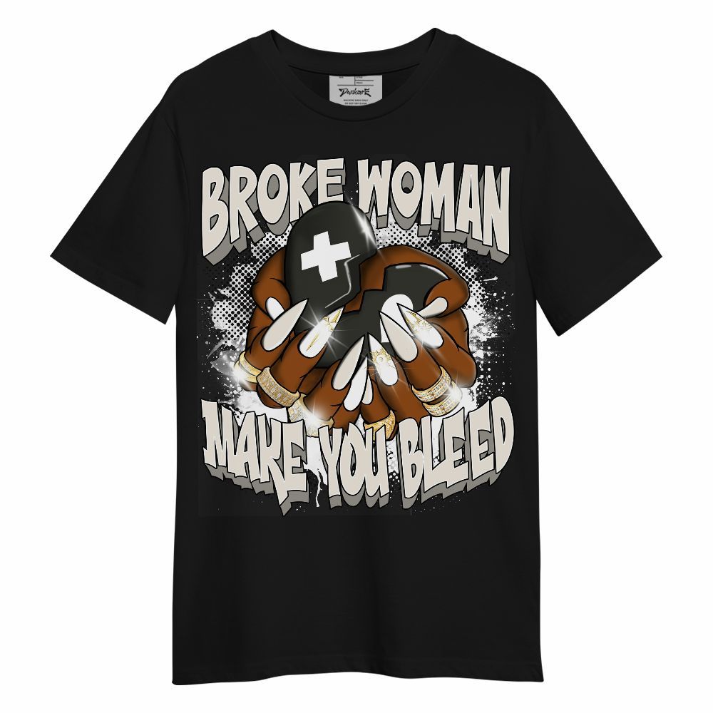 Shirt To Match Air Max Plus Moonlight Swarovski - Broke Woman Heart Retro Unisex Shirt