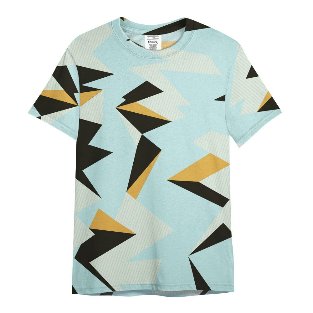 Shirt To Match Pure Platinum 4s - Geometric Camouflage Pattern All Over Print