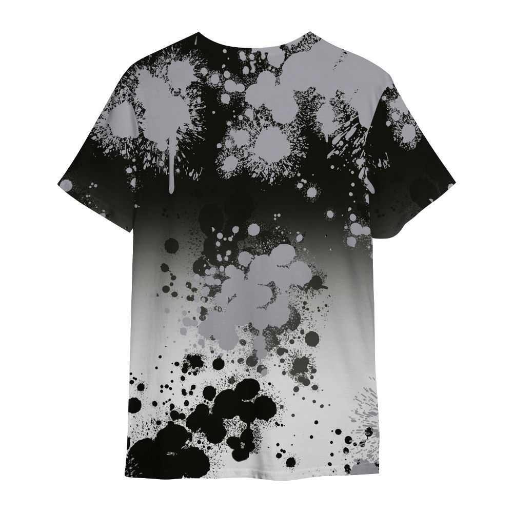 Shirt To Match Baroque Brown 12s - God Blessed Ink Drip All Over Print