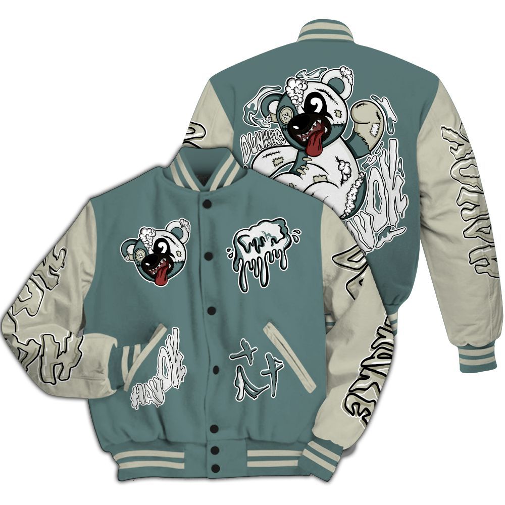 Varsity Jacket To Match AMM Low 17s - Havok Bear All Over Print