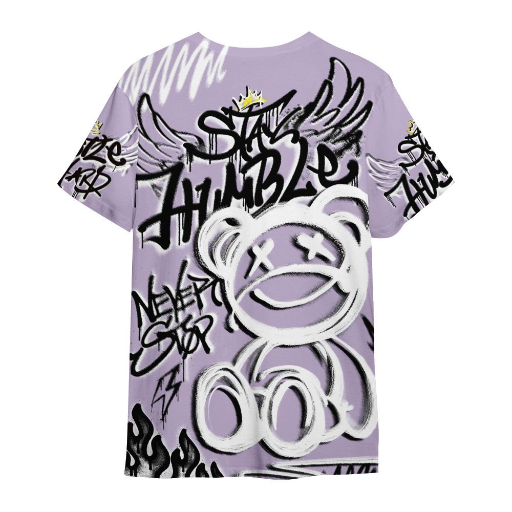 Shirt To Match Low Pure Violet 11s - Humble Drip Streetwear Graffity All Over Print