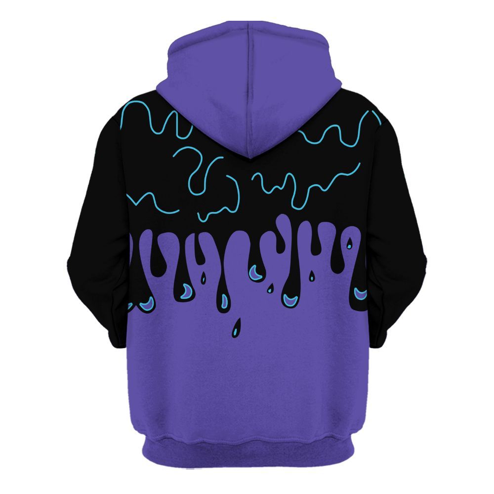 Hoodie To Match Retro Aqua 6s - Snake Trust No One Drip All Over Print