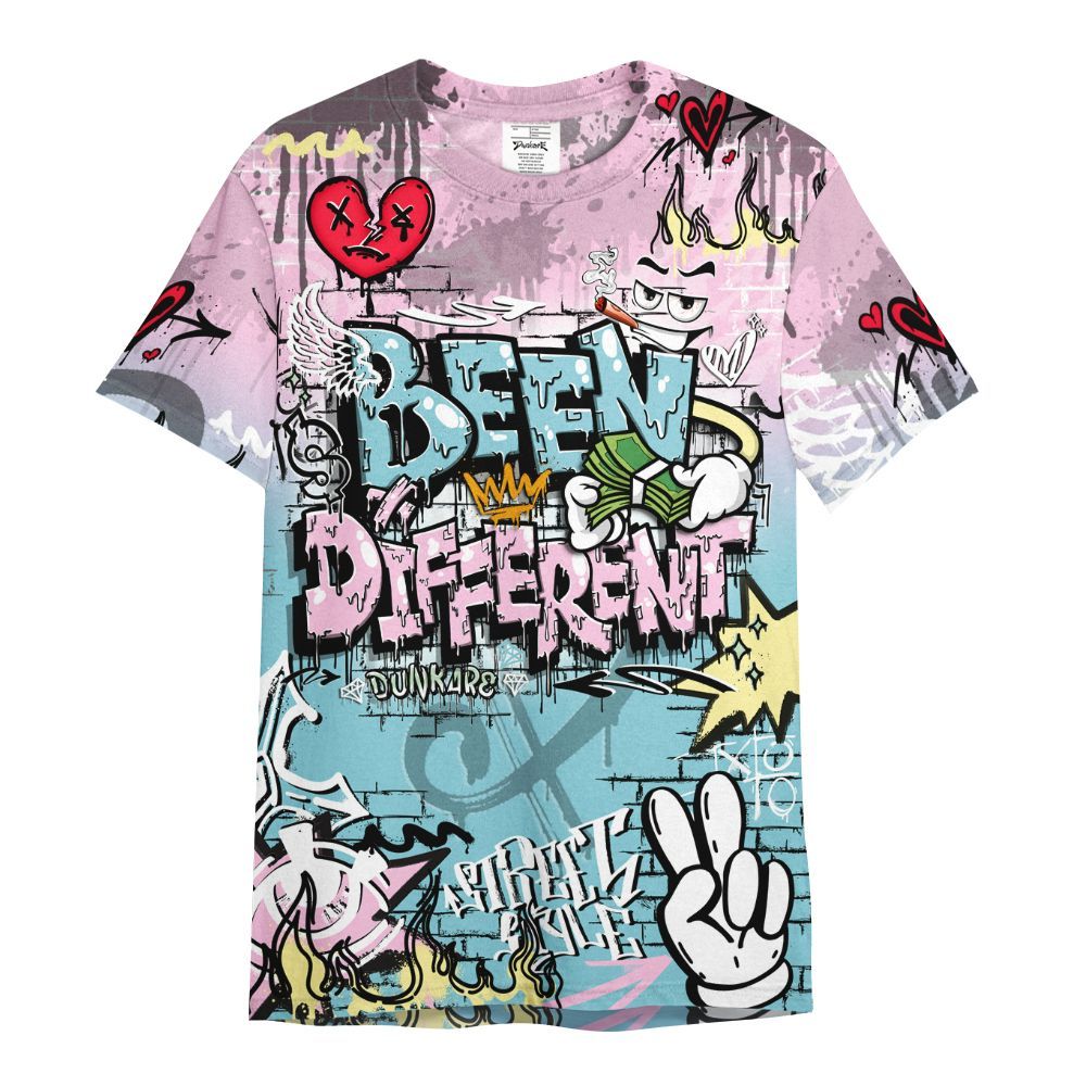 Shirt To Match SB Dunk Low Visty - Been Dif2erent Drip Graffiti All Over Print