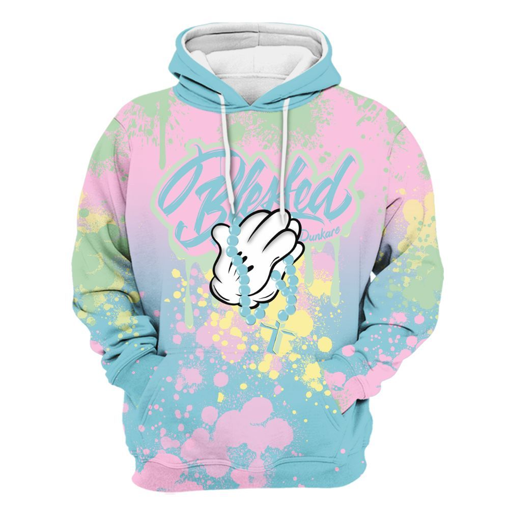 Hoodie To Match SB Dunk Low Visty - God Blessed Ink Drip All Over Print