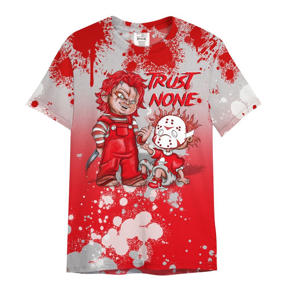 Shirt To Match Air Max 1 Low Poly - Trust No One Scary All Over Print