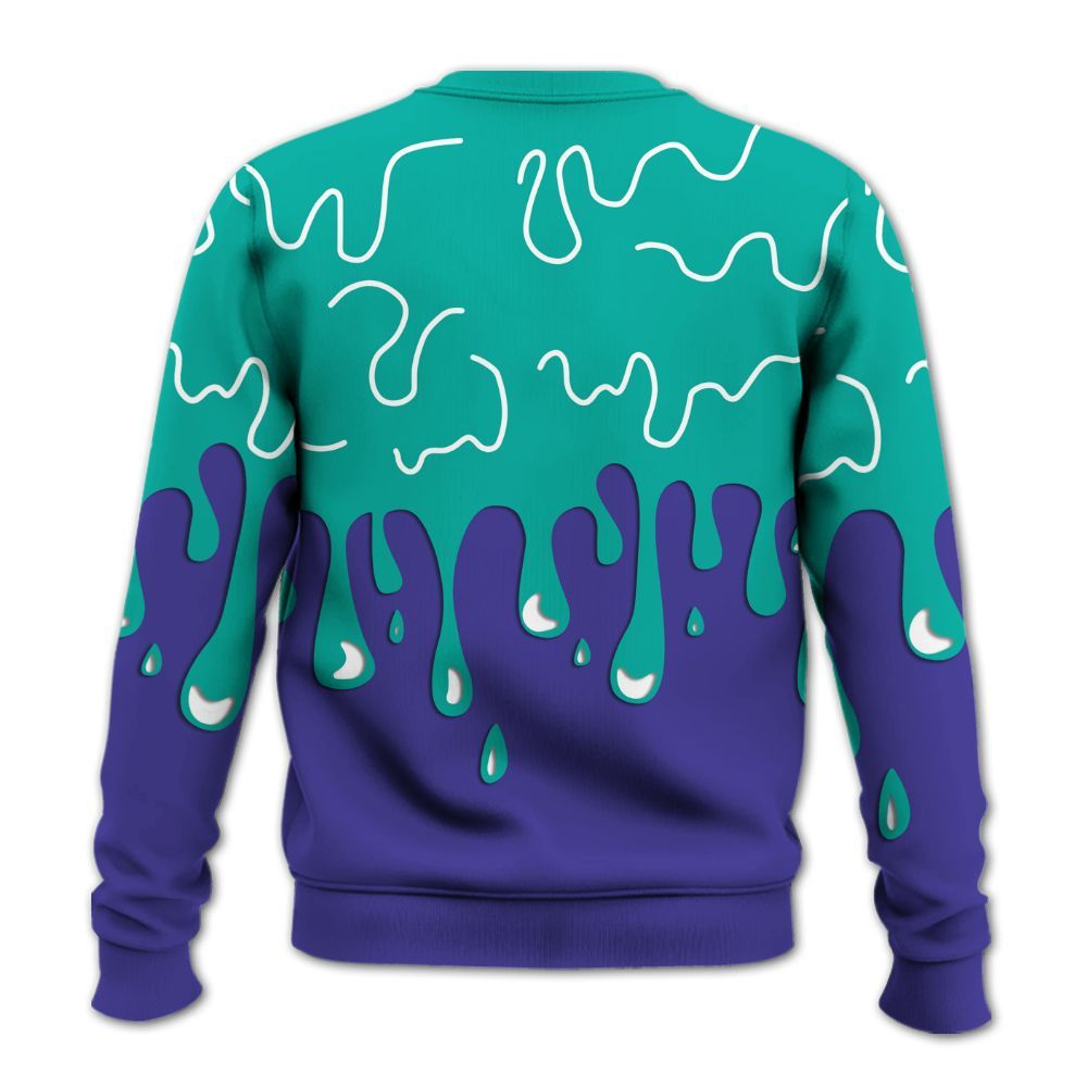 Sweatshirt To Match Retro Grape 5s - Clowns Do Anything Haha All Over Print