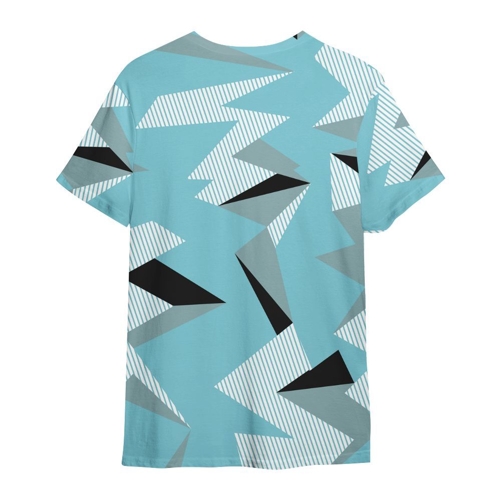 Shirt To Match Low Legend Blue 11s - Geometric Camouflage Pattern All Over Print