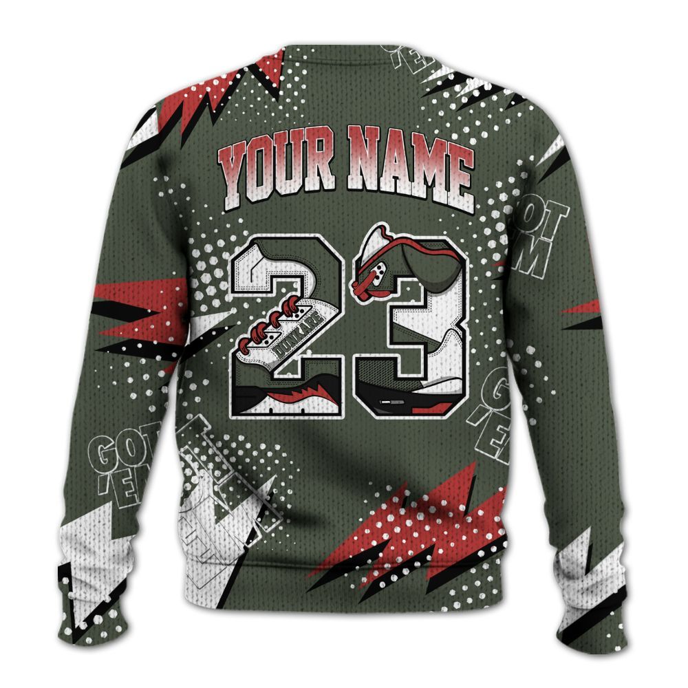 Sweater To Match Air Force 1 Low Year Of The Snake Shirt, Custom Name Number 23 5s Graphic
