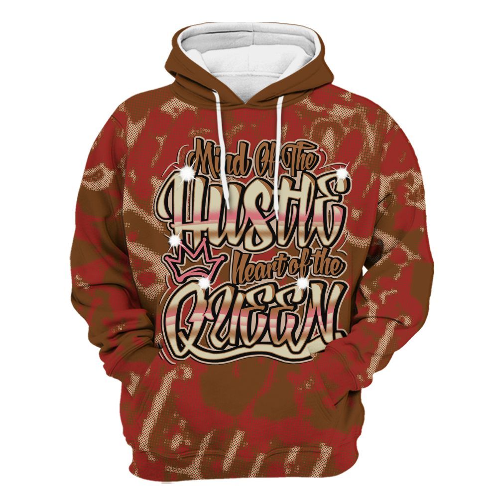 Hoodie To Match Archaeo Brown 5s - Hustles Heart Queens Street All Over Print