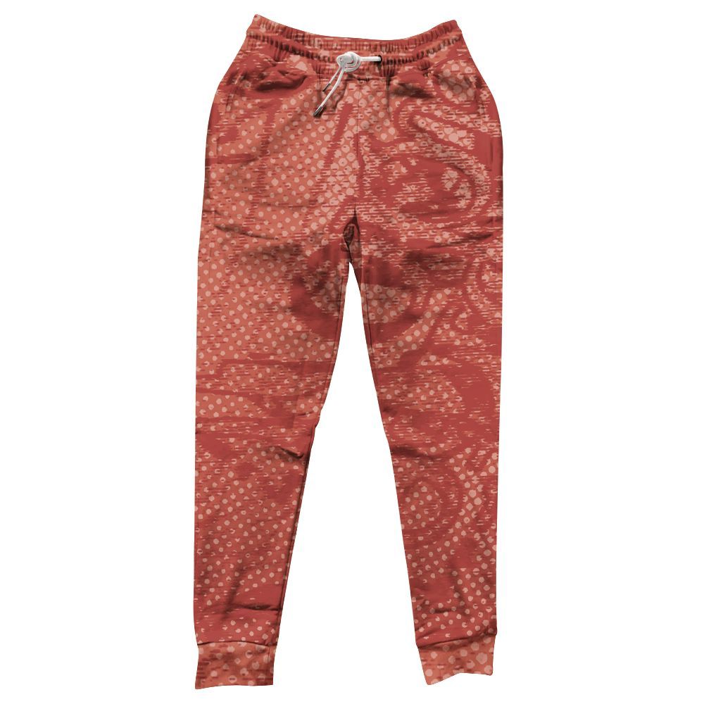 Sweatpant To Match Dune Red 13s - Avant Garde Graphic All Over Print