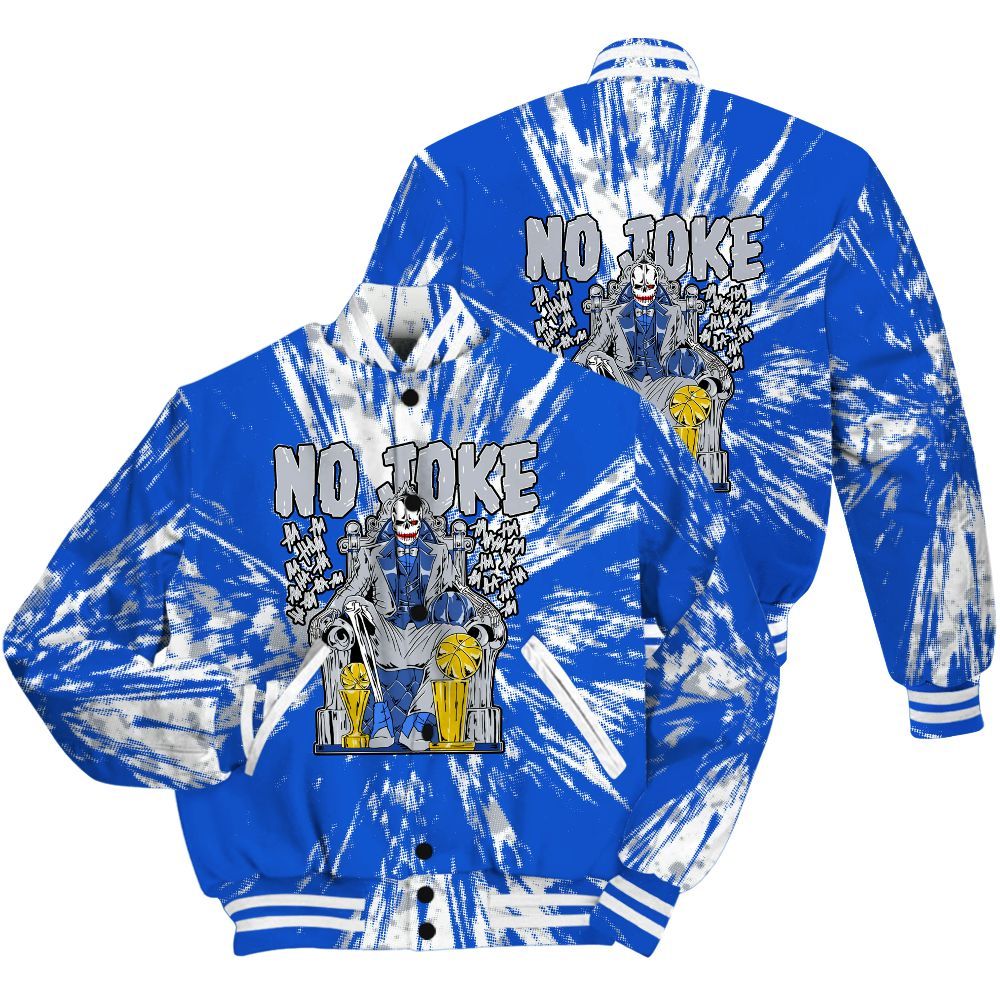 Varsity Jacket To Match Air Foamposite One Royal Shirt - Ain't Joke Skeleton Luxury All Over Print