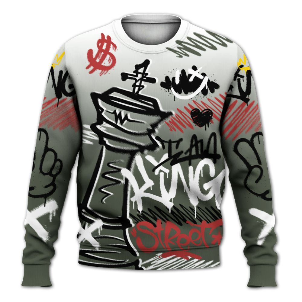 Sweatshirt To Match Air Force 1 Low Year Of The Snake Shirt, Street King Chess Streetwear All Over Print