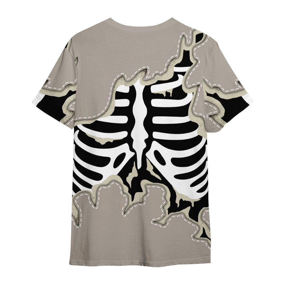 Shirt To Match El Grito 5s - Skeleton Smiley Face All Over Print