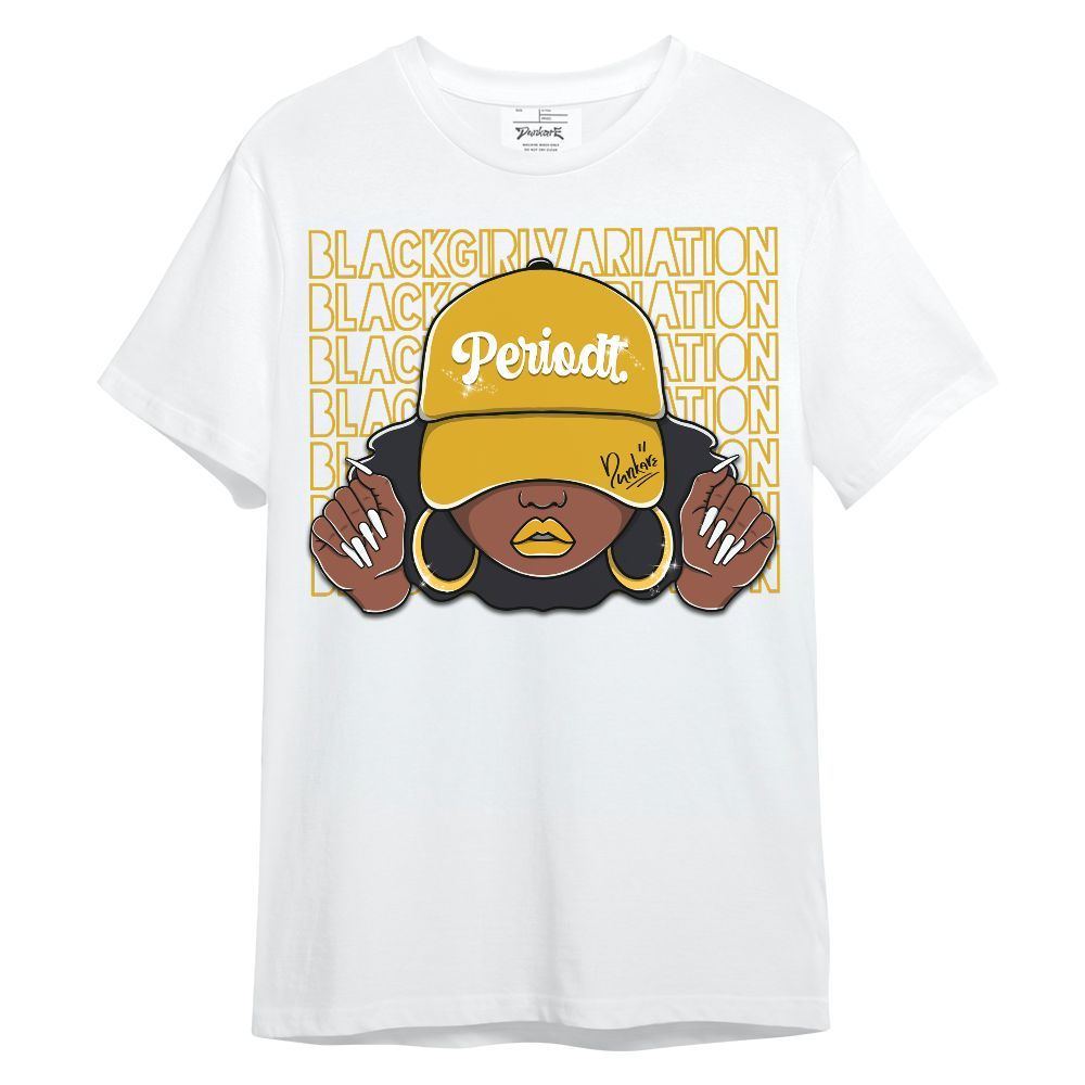 Shirt To Match Vivid Sulfur 4s - Black Girl Variation Unisex Shirt