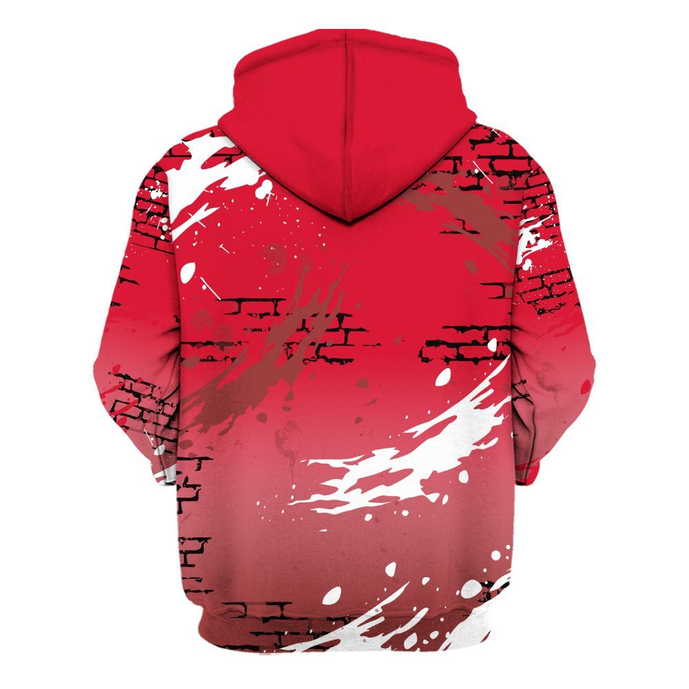 Hoodie To Match Air Max Sunder Gore Tex Fire Red - Values Of Loyalty Drip All Over Print