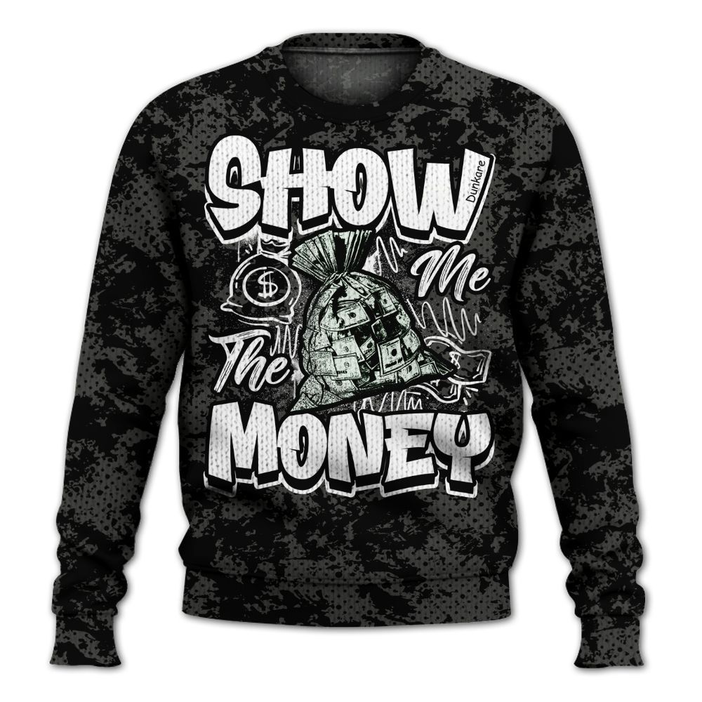 Knitted Sweater To Match Dunk Low Skateboards Black - Show Me The Money Retro