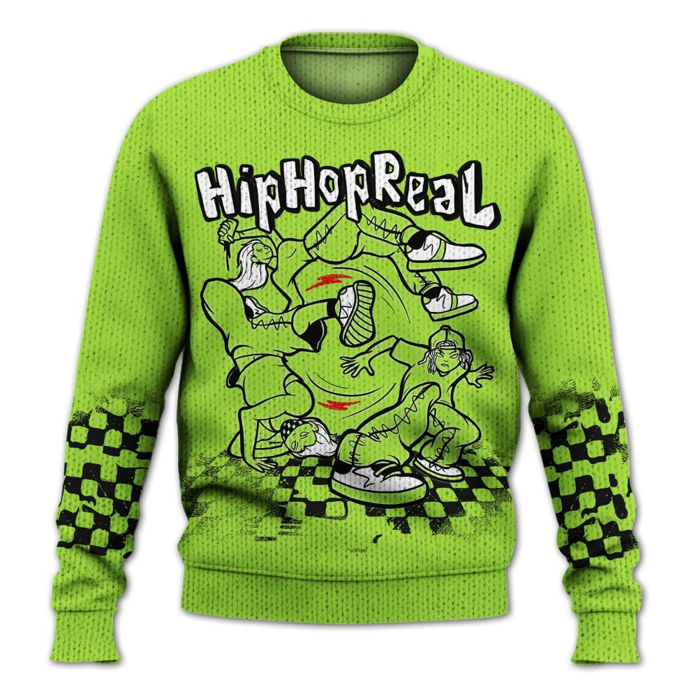 Knitted Sweater To Match Kobe 6 SE Grinch - Feel Life Street Style