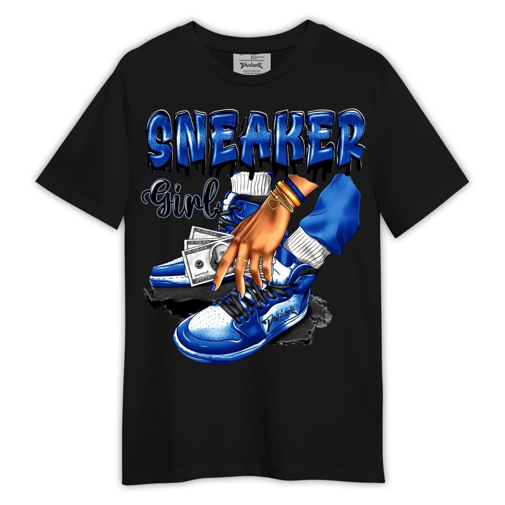 Shirt To Match Low Space Royal 11s - SNEAKER Girl Money Drip Shirt Outfit