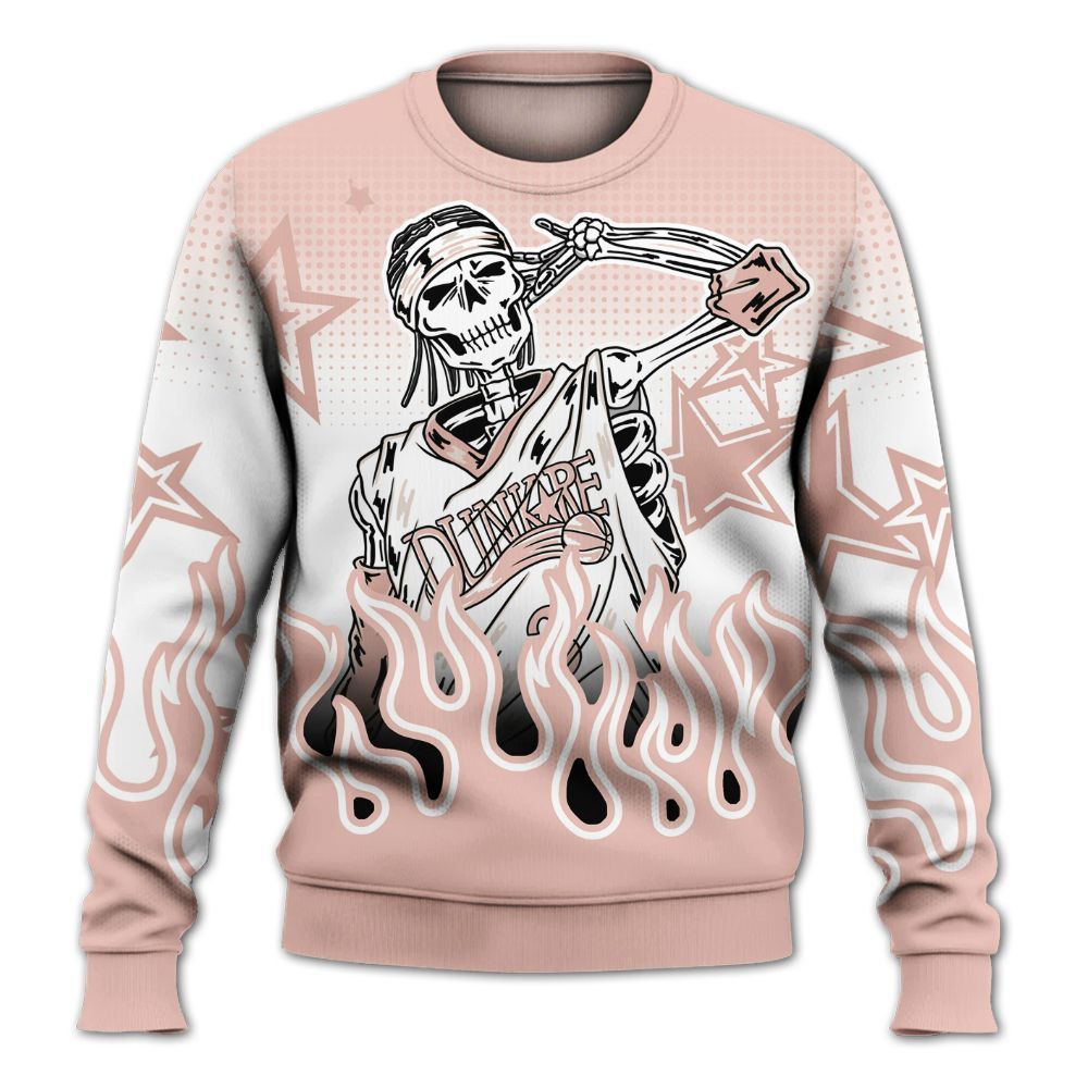 Sweatshirt To Match Dunk Low Pink Velvet - Allen Answer Unique Fire Custom Name All Over Print