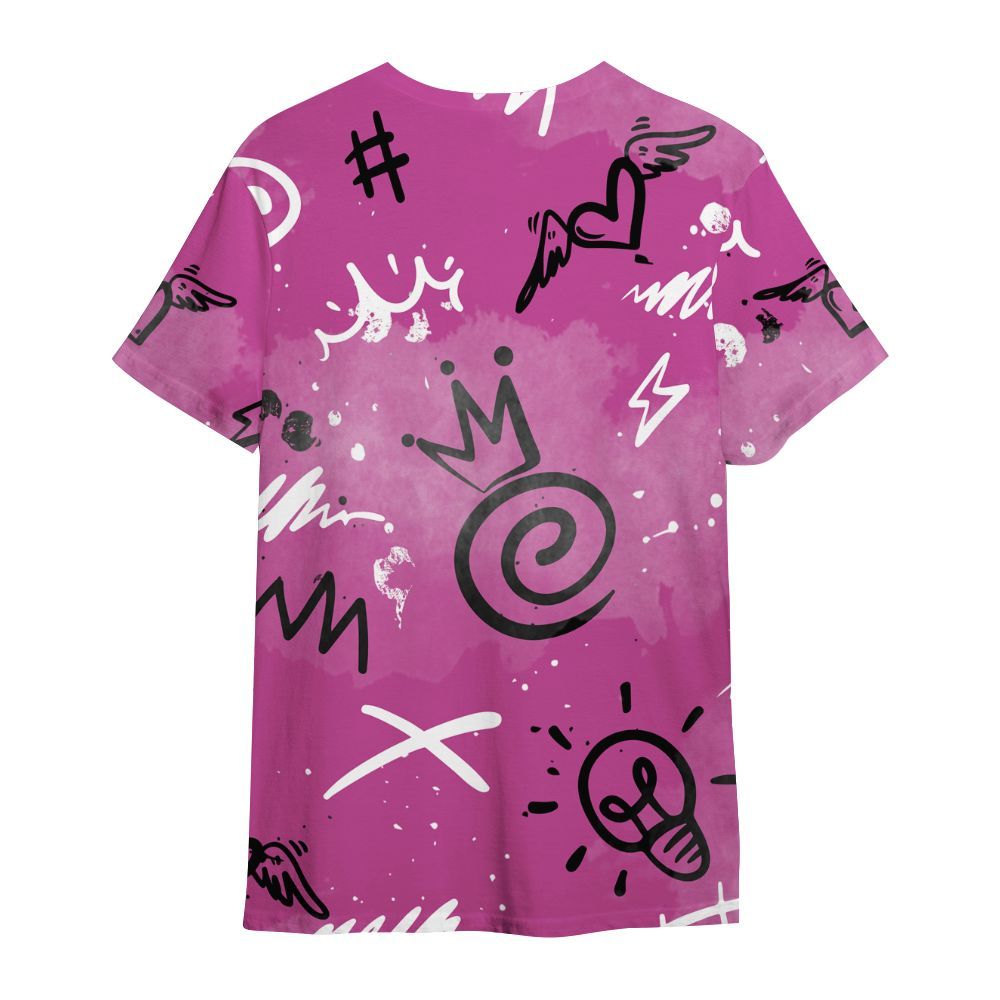 Shirt To Match Dunk Low Active Fuchsia - Drip Been Di2ferent All Over Print