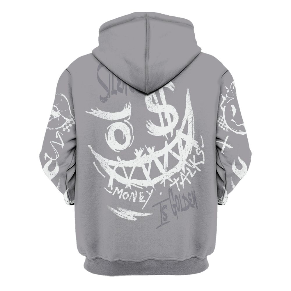 Hoodie To Match Low Cement Grey 11s - Mouth Burning Street Style All Over Print