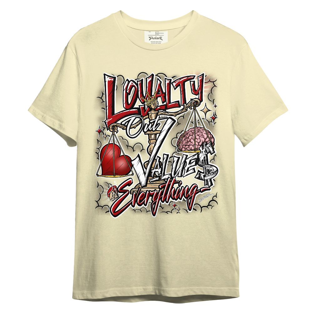 Shirt To Match Dunk Low Strawberry Waffle - Loyalty Wins Everything Graphic