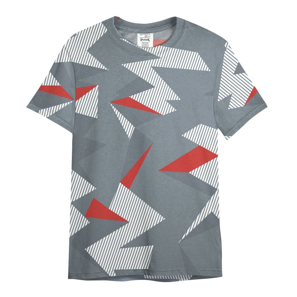 Shirt To Match Wolf Grey 13s - Geometric Camouflage Pattern All Over Print