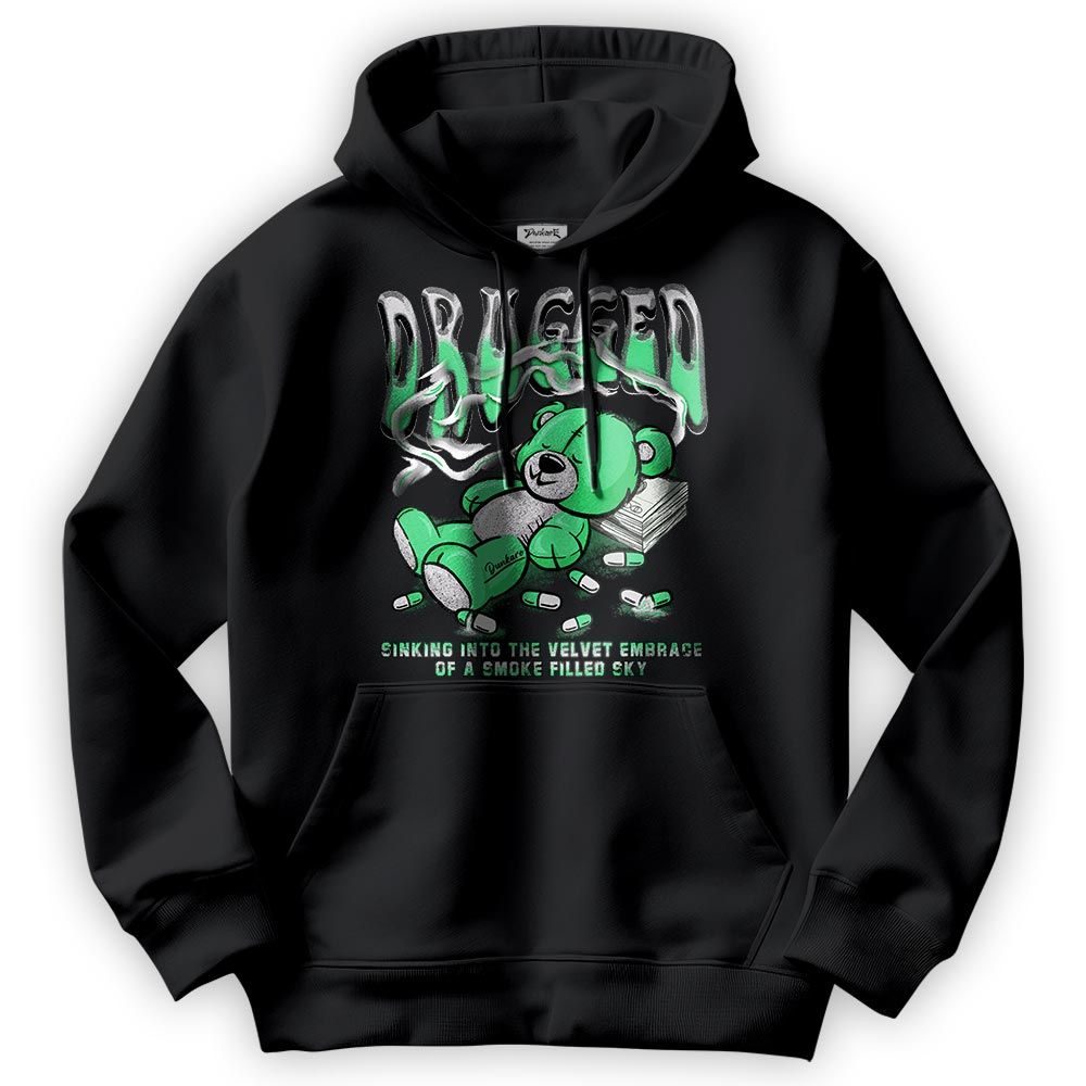 Sweatshirt To Match Hoodie Drugged, 3 Green Glow Hoodie, To Match Sneaker Black Green Glow 3s, Hoodie NCMD