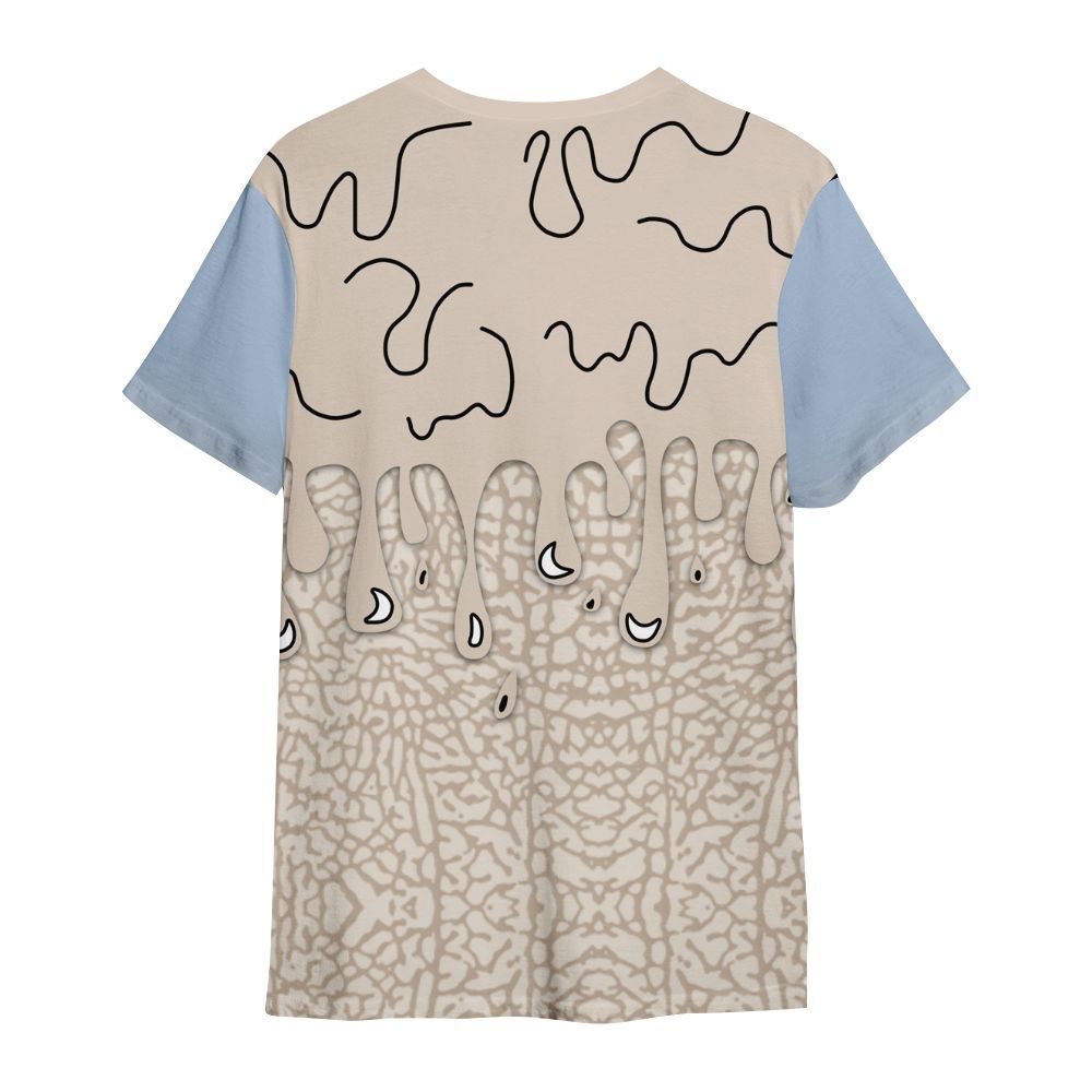 Shirt To Match Desert Sand 3s - Snake Trust No One Drip All Over Print