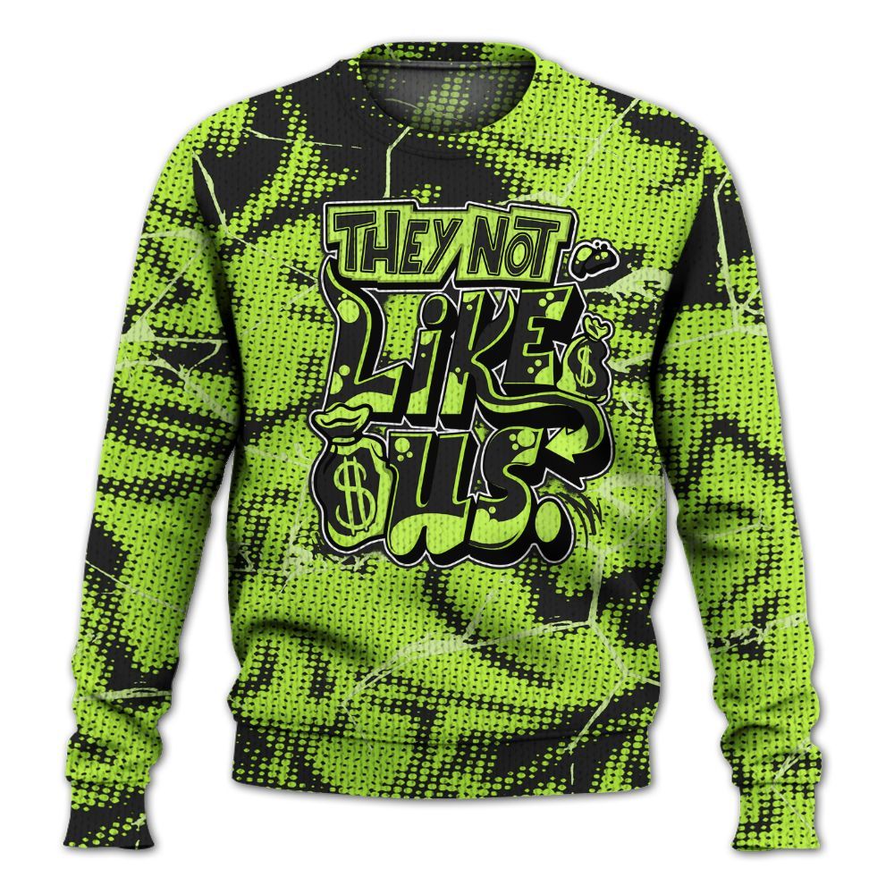 Knitted Sweater To Match Air Force 1 Low Dance Volt - Dislike Us Graphic