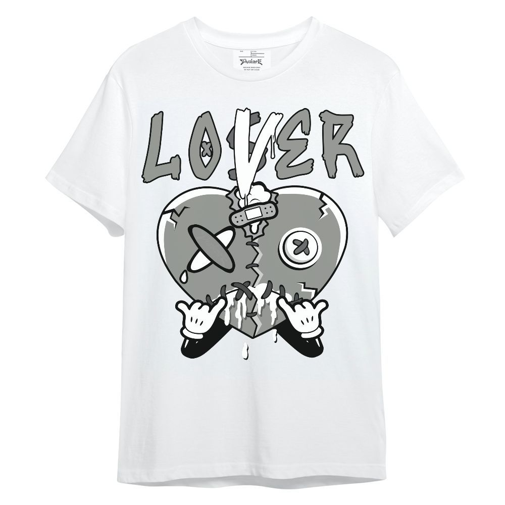 Shirt To Match Paris Cement Grey 4s - Loser Lover Drip Heart Unisex Shirt