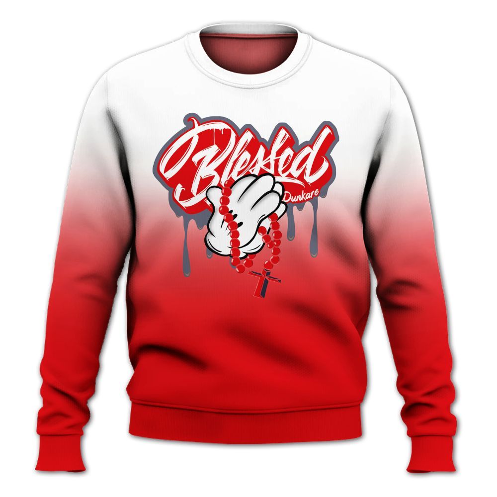 Sweatshirt To Match Low OG Howard Bison 1s - God Blessed Drip All Over Print