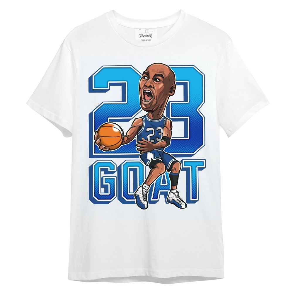 Shirt To Match Blueberry 12s - Legend G.O.A.T Basketball Shirt Graphic Unisex Shirt