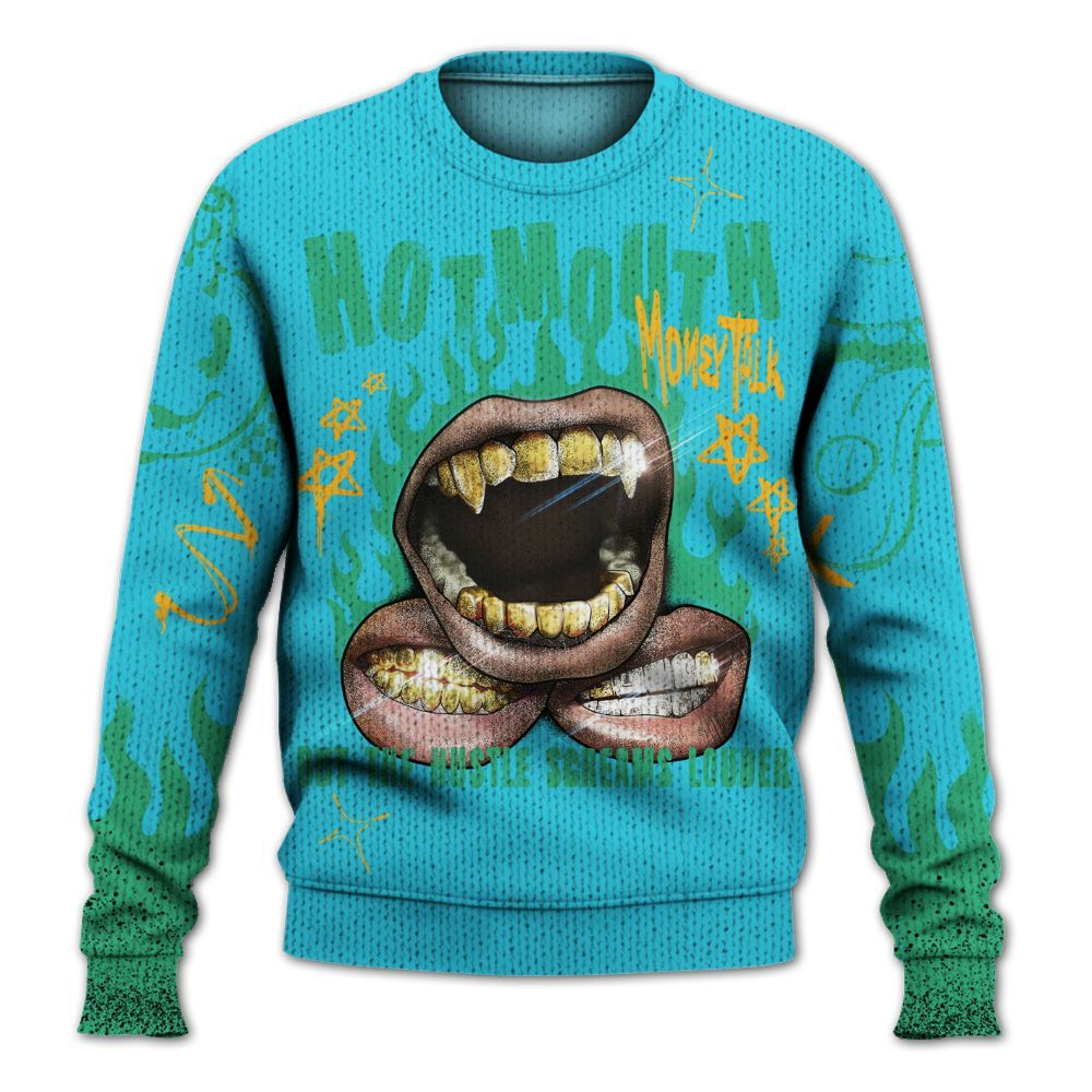 Knitted Sweater To Match Dunk Chunky Dunky - Mouth Burning Street Style