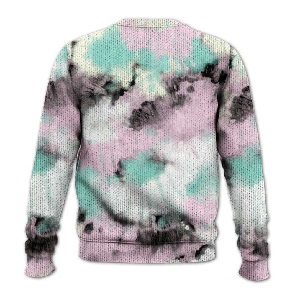 Knitted Sweater To Match Retro Easter 5s - Tie Dye FK Around Find Out