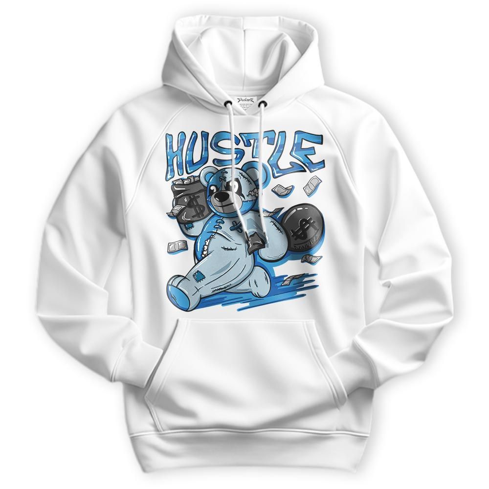 Sweatshirt To Match Powder Blue 9s Hoodie - Hustles Bear Hoodie Unisex