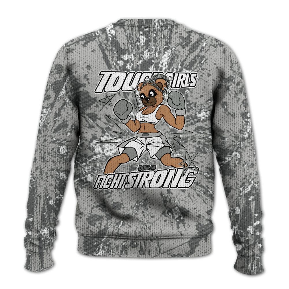 Knitted Sweater To Match Retro Wet Cement 4s - Gritty Girls Bear Luxury