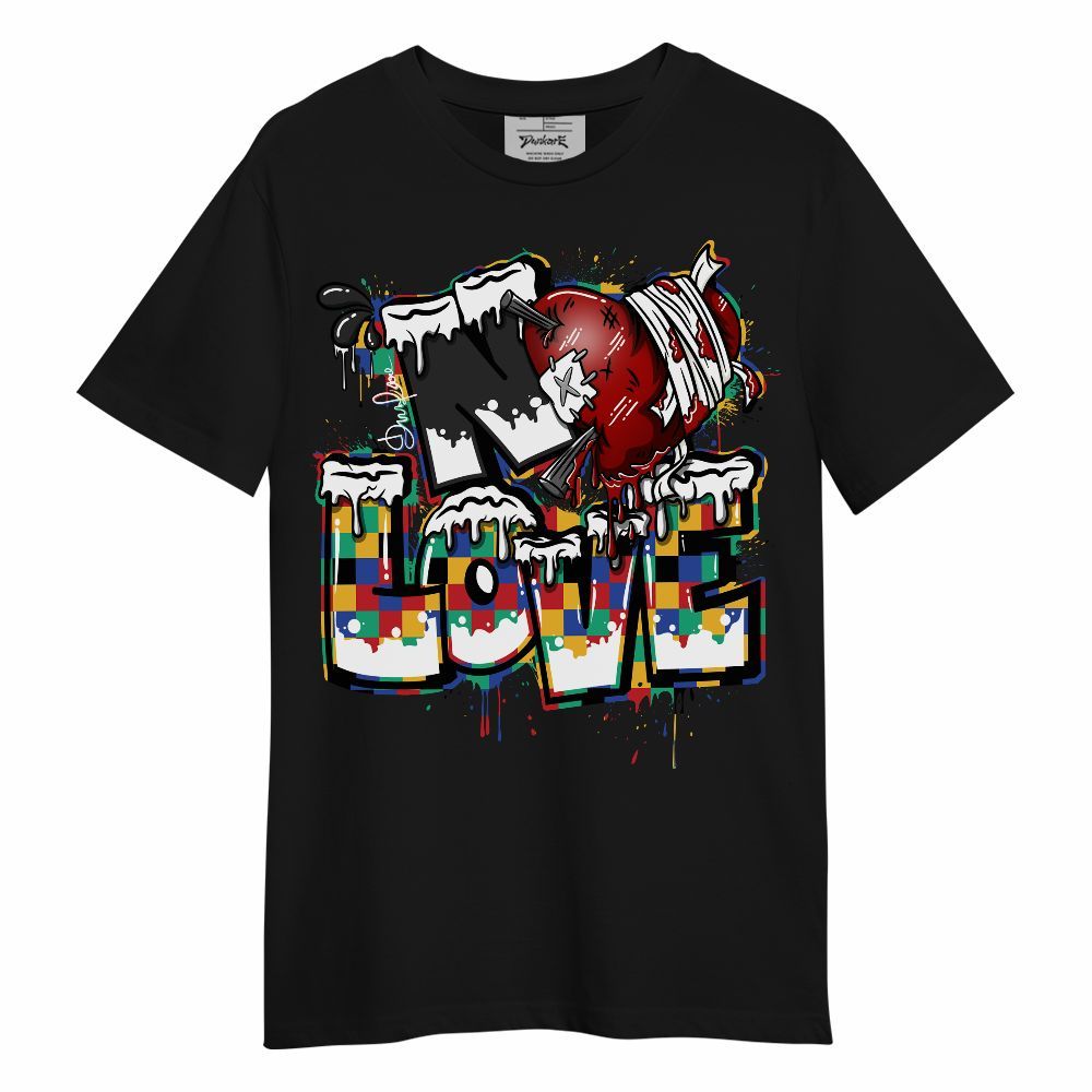 Shirt To Match Air Rainbow Weave - Drip No Love Streetwear Unisex Shirt