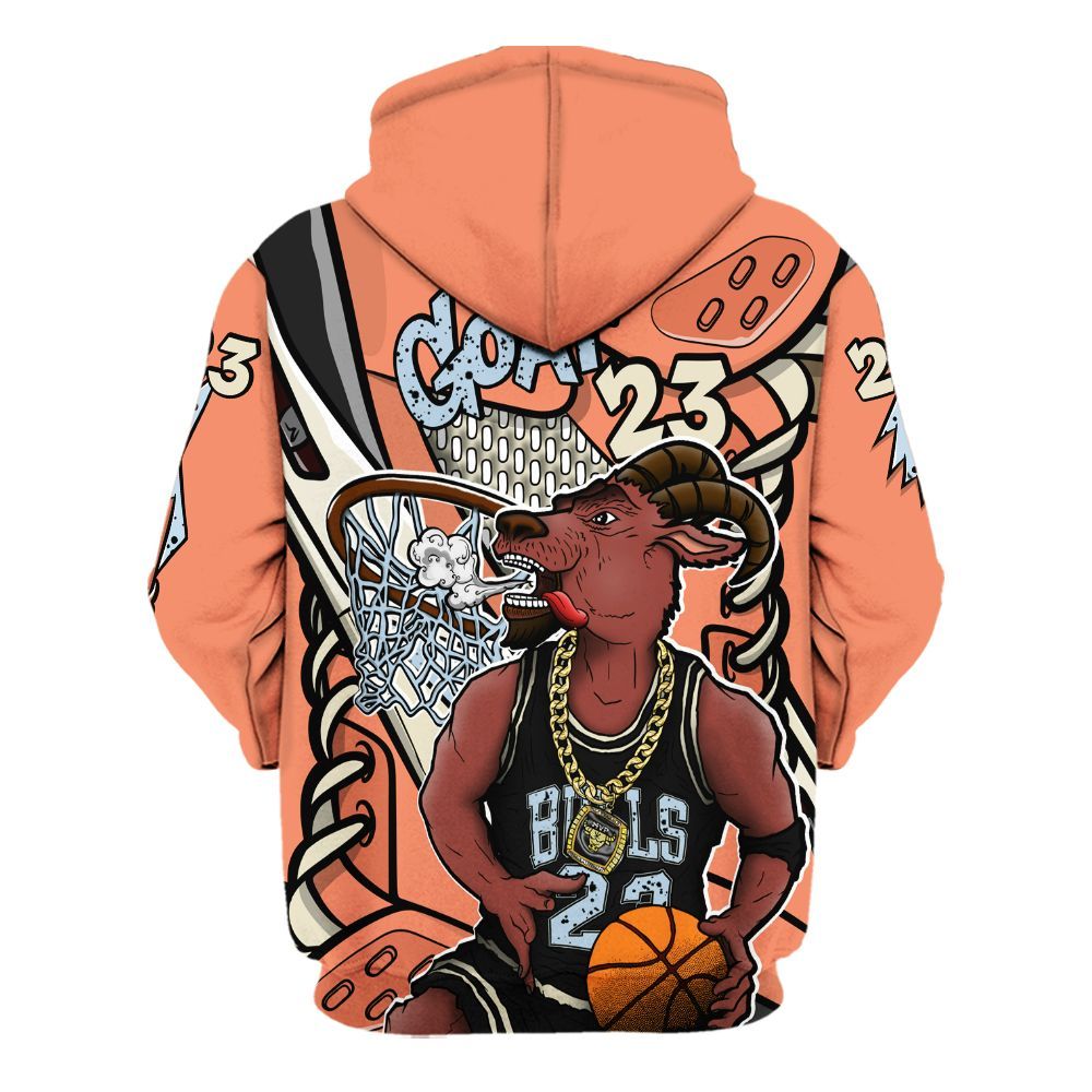 Hoodie To Match DJ Khaled Crimson Bliss 5s - Number 23 Style 5s All Over Print